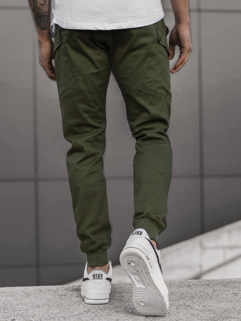 Pantalón jogger de hombre caqui OZONEE O/11103
