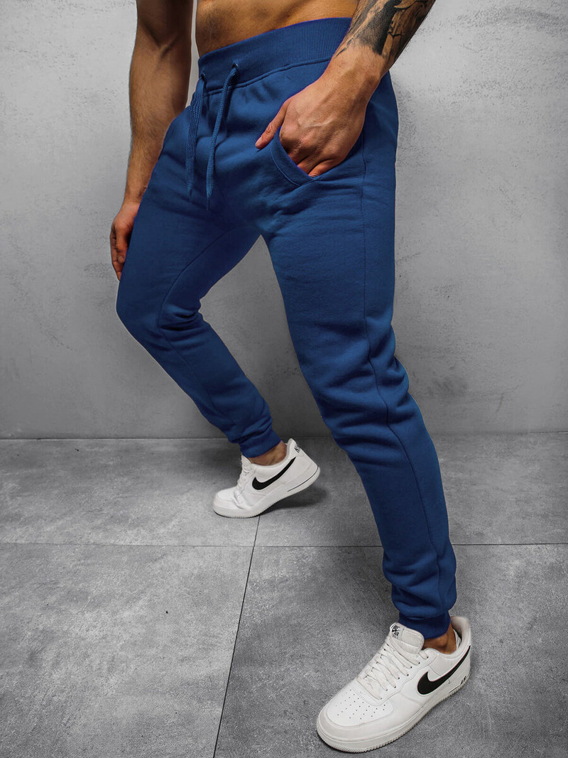 Pantalón de chándal de hombre índigo OZONEE JS/XW01/66