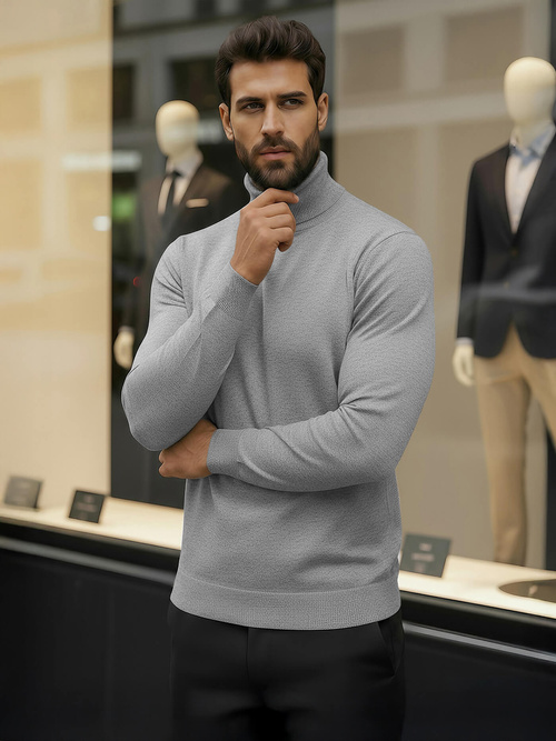 Jersey de hombre gris OZONEE V/V24504