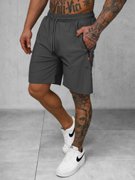 Pantalones cortos deportivos para hombre grafito OZONEE JS/12K1802/5