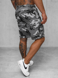 Pantalón corto de hombre gris OZONEE JS/8K283/2