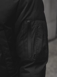 Chaqueta de hombre negra OZONEE JS/M790/392