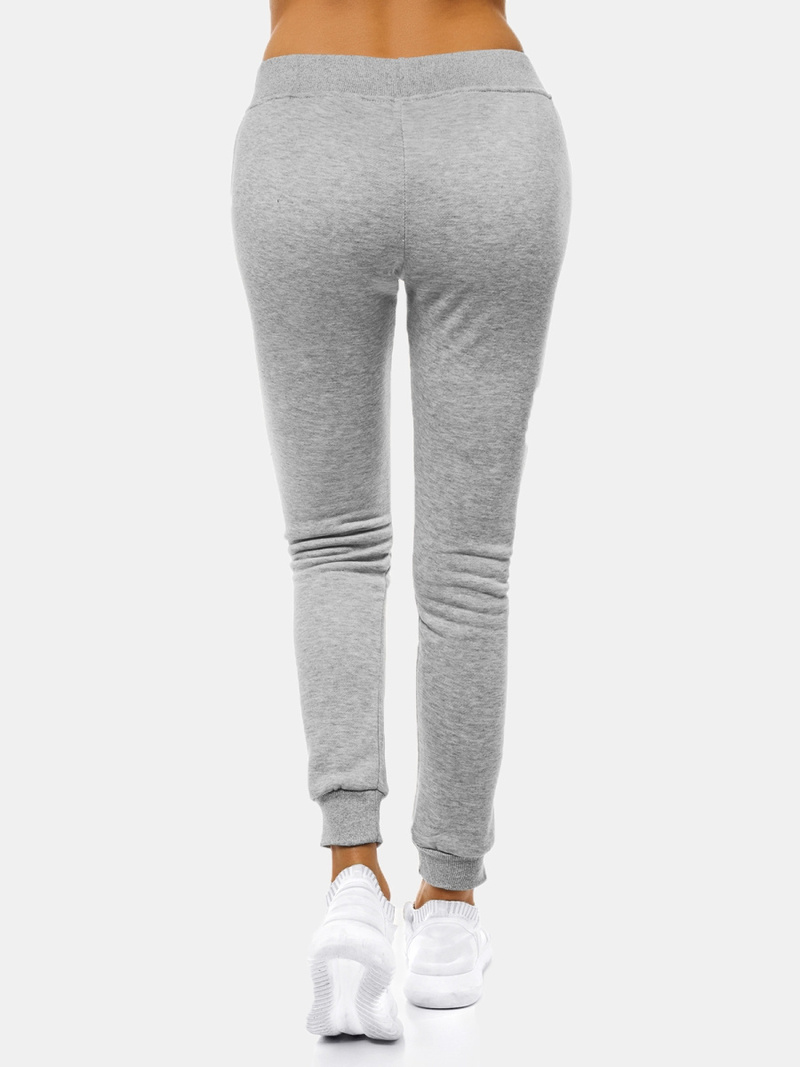Pantalón de chándal para mujer gris OZONEE JS/CK01