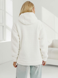 Sudadera de mujer blanca OZONEE JS/HH192/1