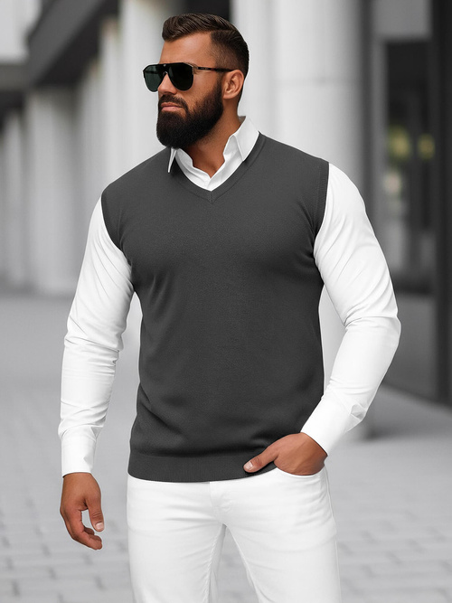 Jersey de hombre grafito OZONEE NB/MM6005/3Z