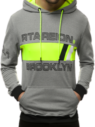 Sudadera de hombre gris OZONEE JS/DD20131