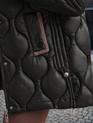 Chaqueta de mujer negra OZONEE O/5M3226/392Z