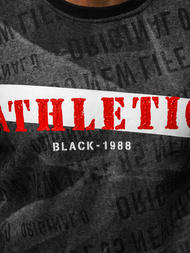 Sudadera de hombre grafito OZONEE JS/DD236