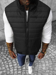 Chaleco de hombre negra OZONEE JS/MY77Z