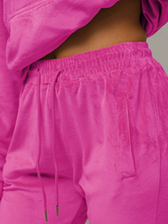 Chándal velour de mujer de rosa oscuro OZONEE O/8C1175/19Z