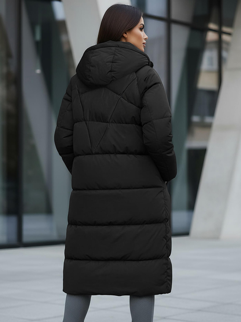 Chaqueta de mujer negra OZONEE JS/5M3163/392Z