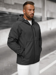 Chaqueta softshell para hombre grafito OZONEE JS/27B6529/5