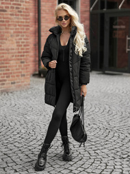Chaqueta de mujer en negra OZONEE JS/16M9302/392Z