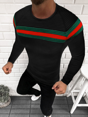 Jersey de hombre negro OZONEE L/2457