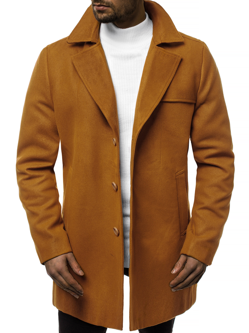 Abrigo de hombre camel OZONEE N/5922Z