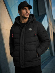 Chaqueta de hombre negra OZONEE JS/31M5081/392