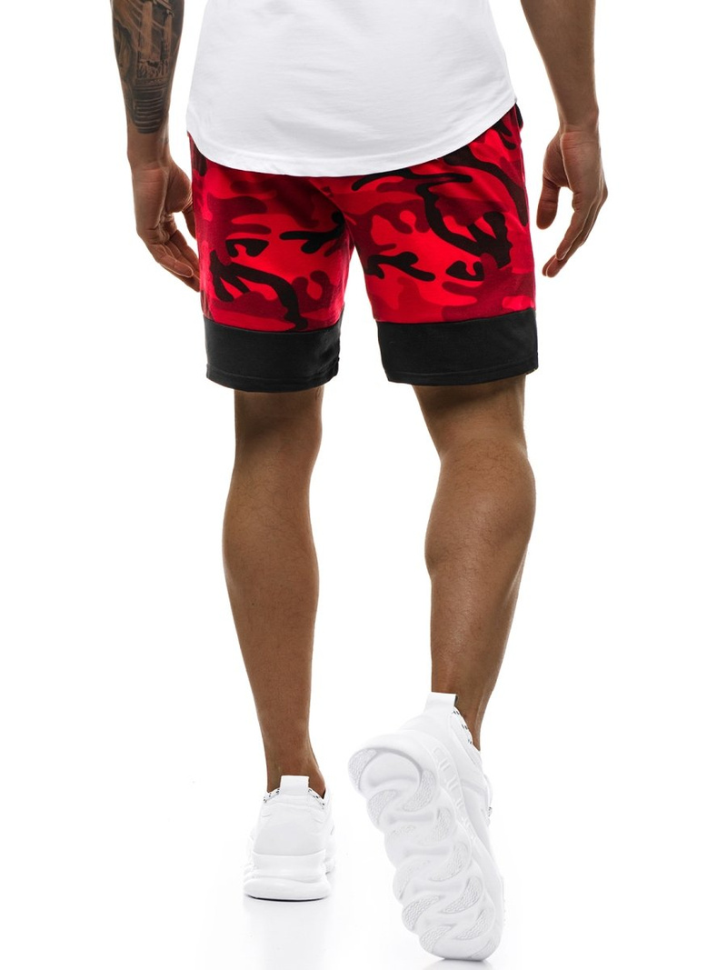 Pantalón corto de hombre rojo JS/KK300158