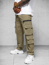 Pantalón de hombre beige oscuro OZONEE O/PS5526