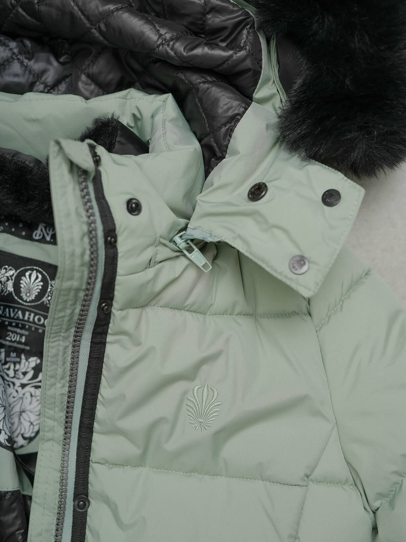 Chaqueta de mujer menta OZONEE O/W377Z