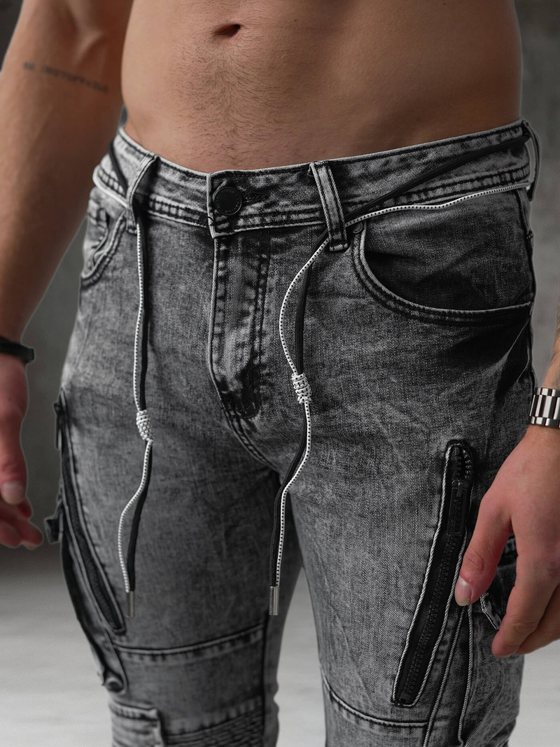 Vaqueros de hombre grafito OZONEE O/E10017