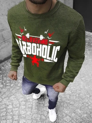 Sudadera de hombre verde OZONEE JS/Y10089