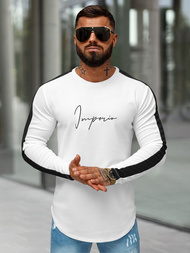 Sudadera de hombre blanca OZONEE O/D7197Z