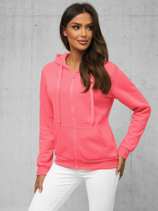 Sudadera de mujer rosa OZONEE JS/W03Z