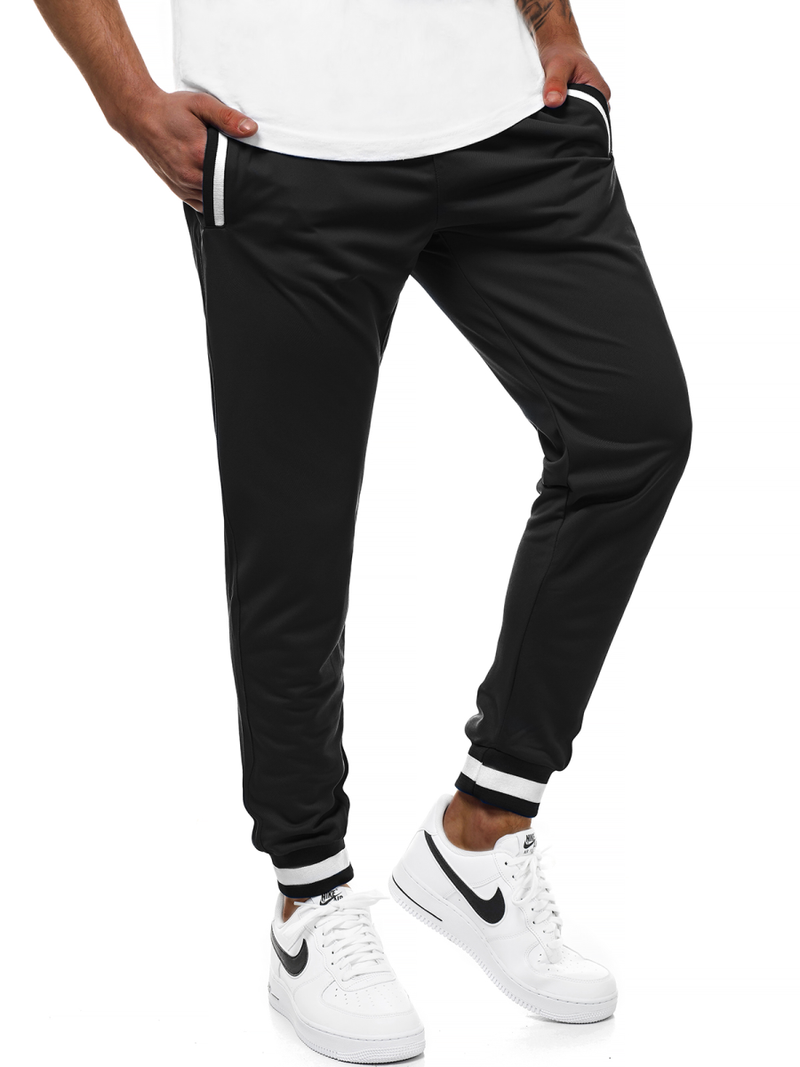 Pantalón de chándal de hombre negra OZONEE A/2134