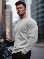 Sudadera de hombre gris OZONEE JS/2001-10Z