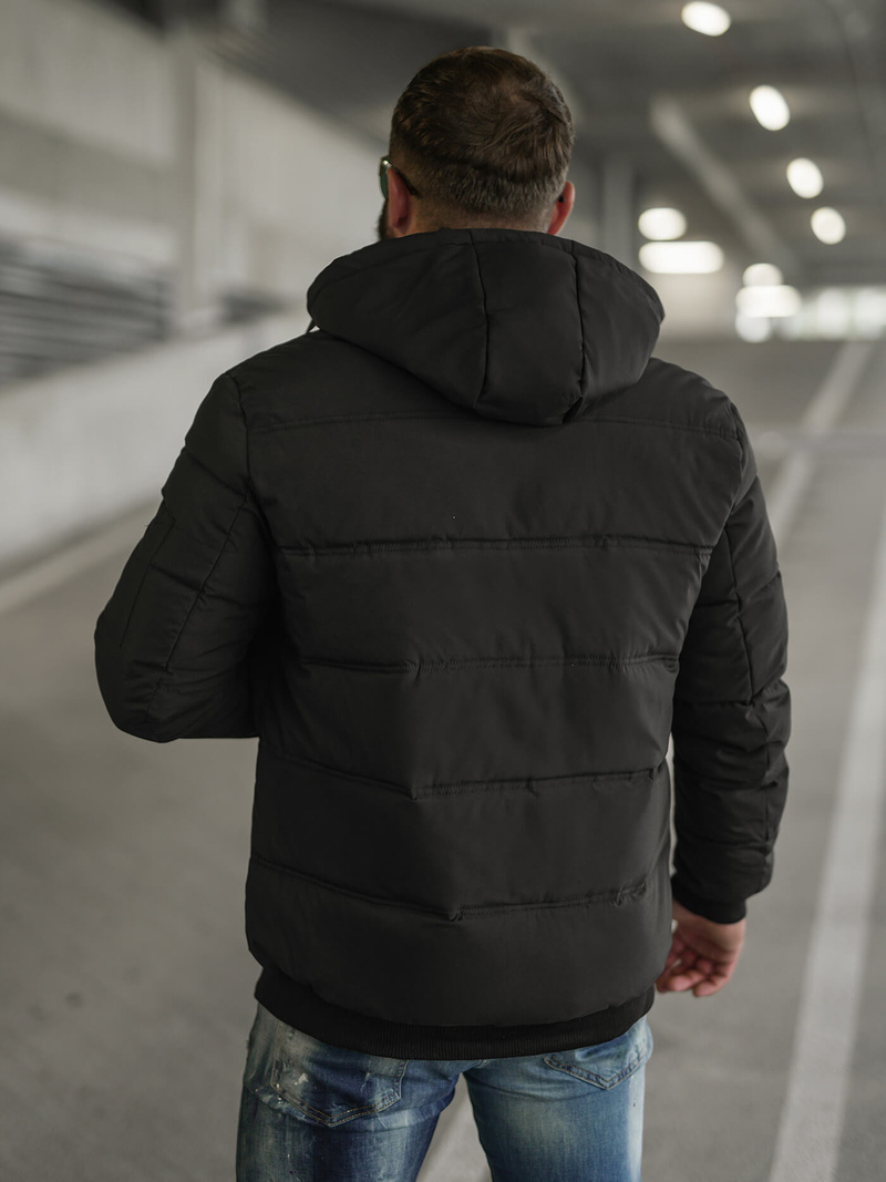 Chaqueta de hombre negra OZONEE JS/31M5003Z