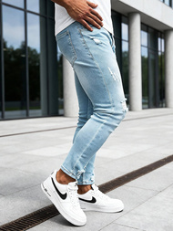 Vaqueros de hombre azul claro OZONEE DO/2860