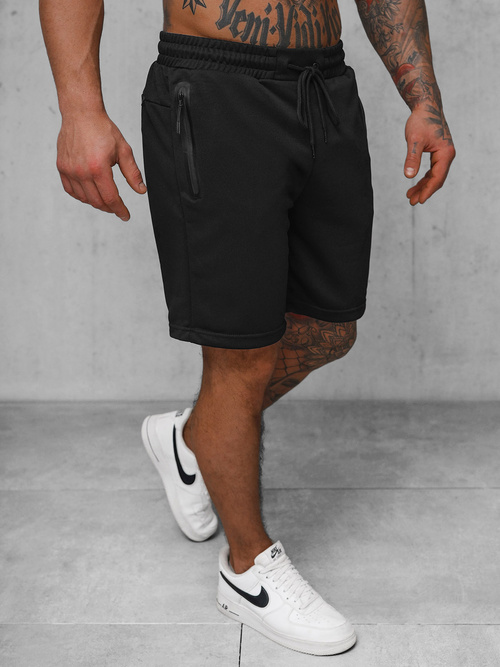 Pantalón corto de hombre negras OZONEE JS/17K532/3