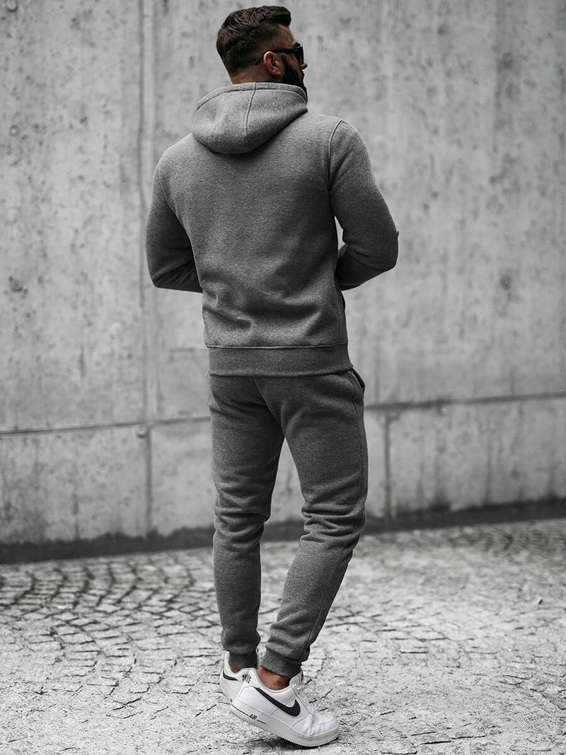 Chándal de hombre grafito OZONEE JS/XW2008