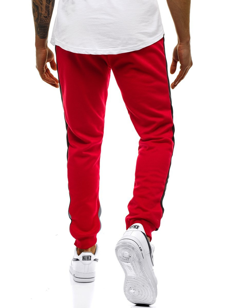 Pantalón de chándal de hombre rojo OZONEE JS/JZ11023