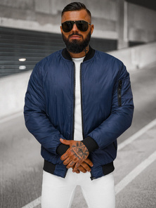 Chaqueta de hombre granate OZONEE JS/AK95Z