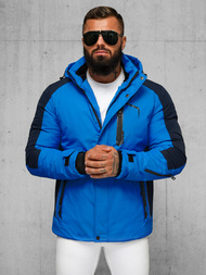 Chaqueta de hombre azul OZONEE JS/91M9905/184Z