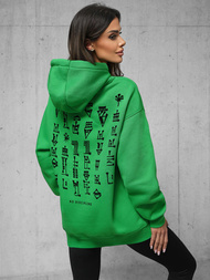 Sudadera de verde OZONEE O/SWE23017Z