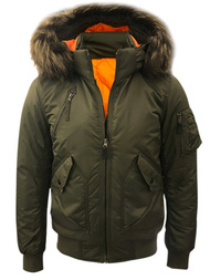 Chaqueta de hombre verde OZONEE O/99122