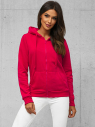Sudadera de mujer frambuesa OZONEE JS/W03/59Z