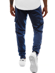 Pantalón de chándal de hombre azul marino OZONEE JS/JZ11009Z