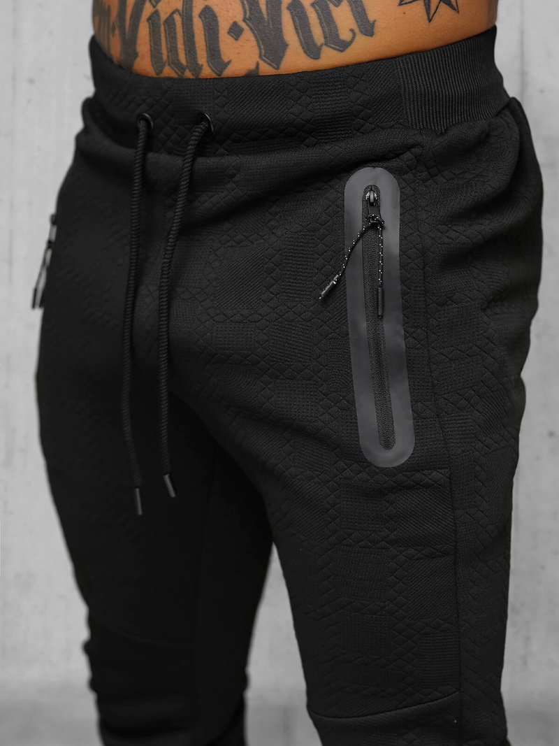 Chándal de hombre negro OZONEE O/FF3705AB