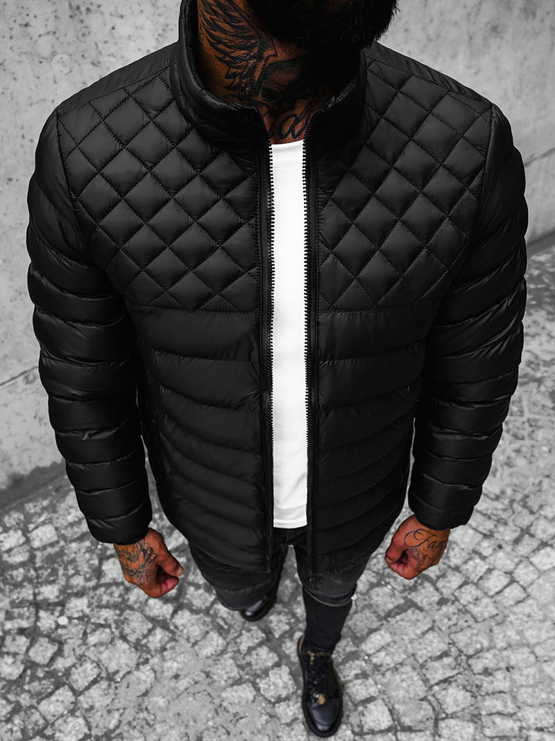Chaqueta de hombre negra OZONEE O/515Z
