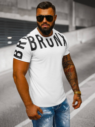Camiseta de hombre blanca OZONEE O/8T1265/1