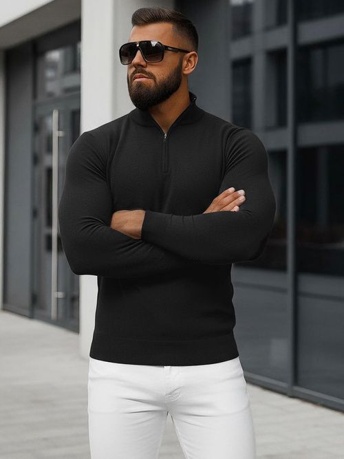Jersey de hombre negro OZONEE NB/MM6007/4Z