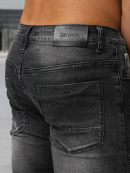 Vaqueros de hombre negras OZONEE NB/MP0142NZ