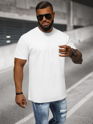 Camiseta de hombre blanco OZONEE NB/MT3098