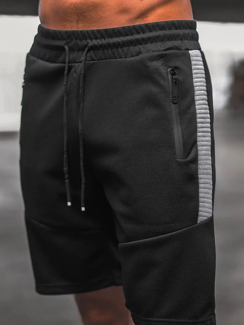 Pantalón corto de hombre negras OZONEE O/WW20013/1