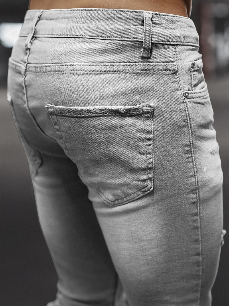 Vaqueros de hombre gris OZONEE O/WE1090