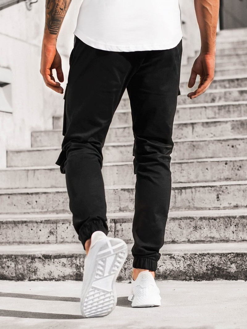 Pantalón jogger de hombre negras OZONEE G/2787