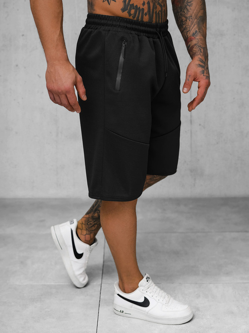 Pantalón corto de hombre negras OZONEE JS/15K1822/3